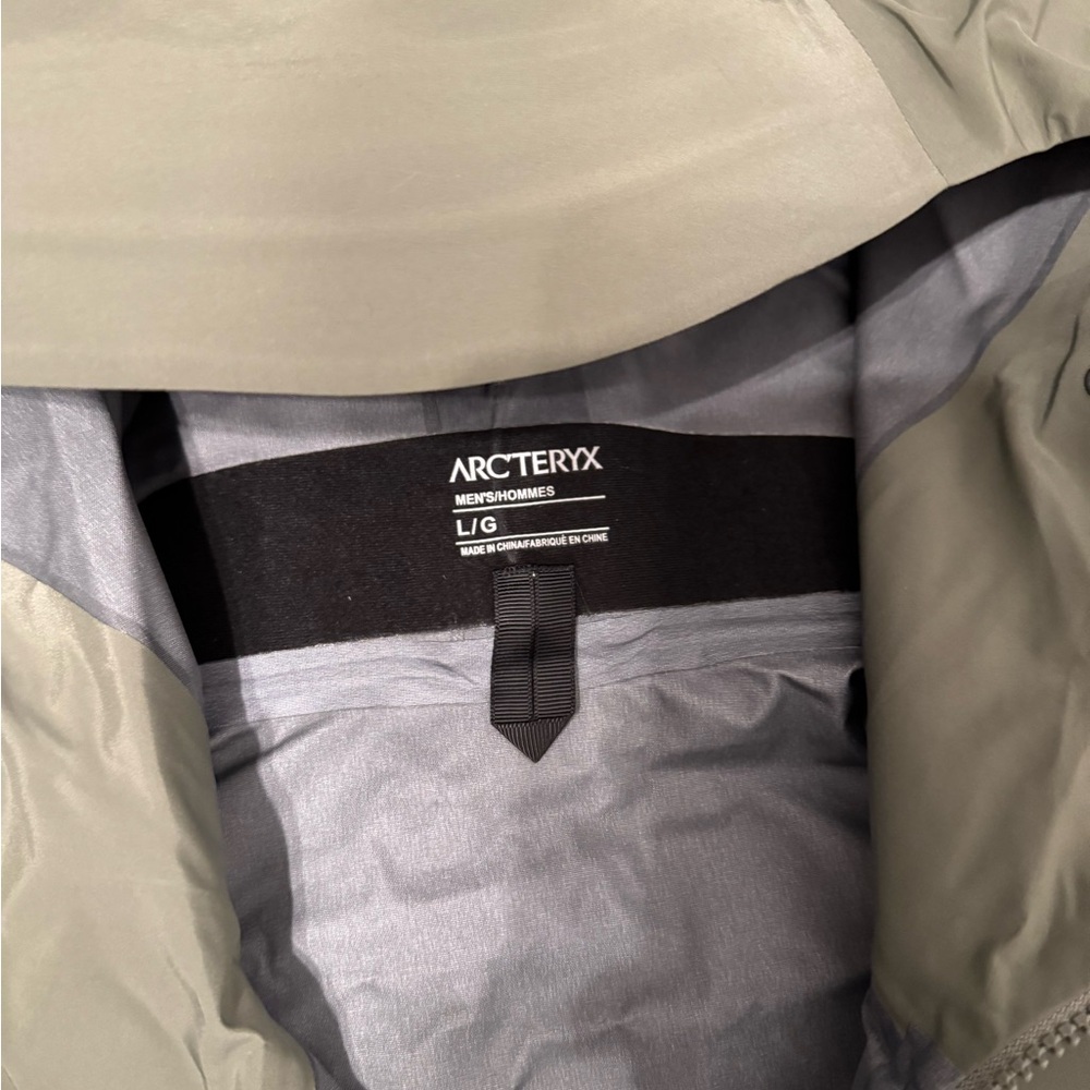Arc’teryx Alpha Sv Hardshell Green Zip Up Men’s Large - Picture 3 of 4